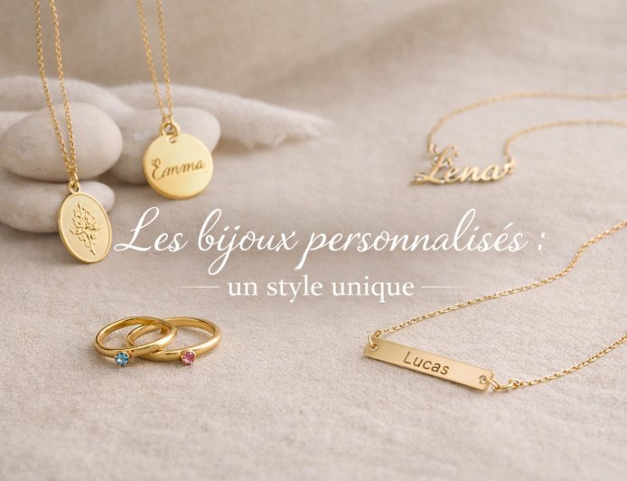 Les bijoux personnalisés : un style unique qui séduit toutes les générations