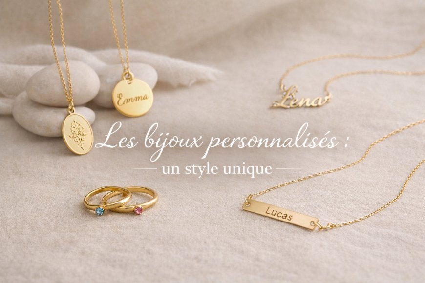 Les bijoux personnalisés : un style unique qui séduit toutes les générations