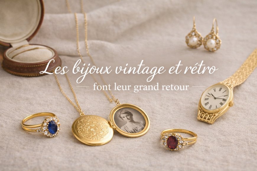Les bijoux vintage et rétro font leur grand retour