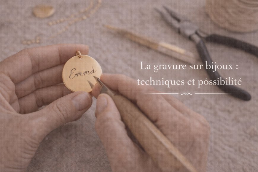 La gravure sur bijoux : techniques modernes et champs d’application